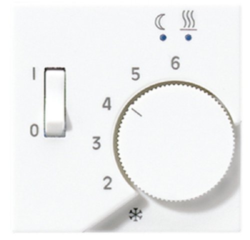 Лицевая панель Jung EcoProfi для терморегулятора белый картинка